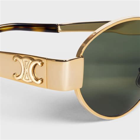 celine brille damen gold|CELINE Eyewear .